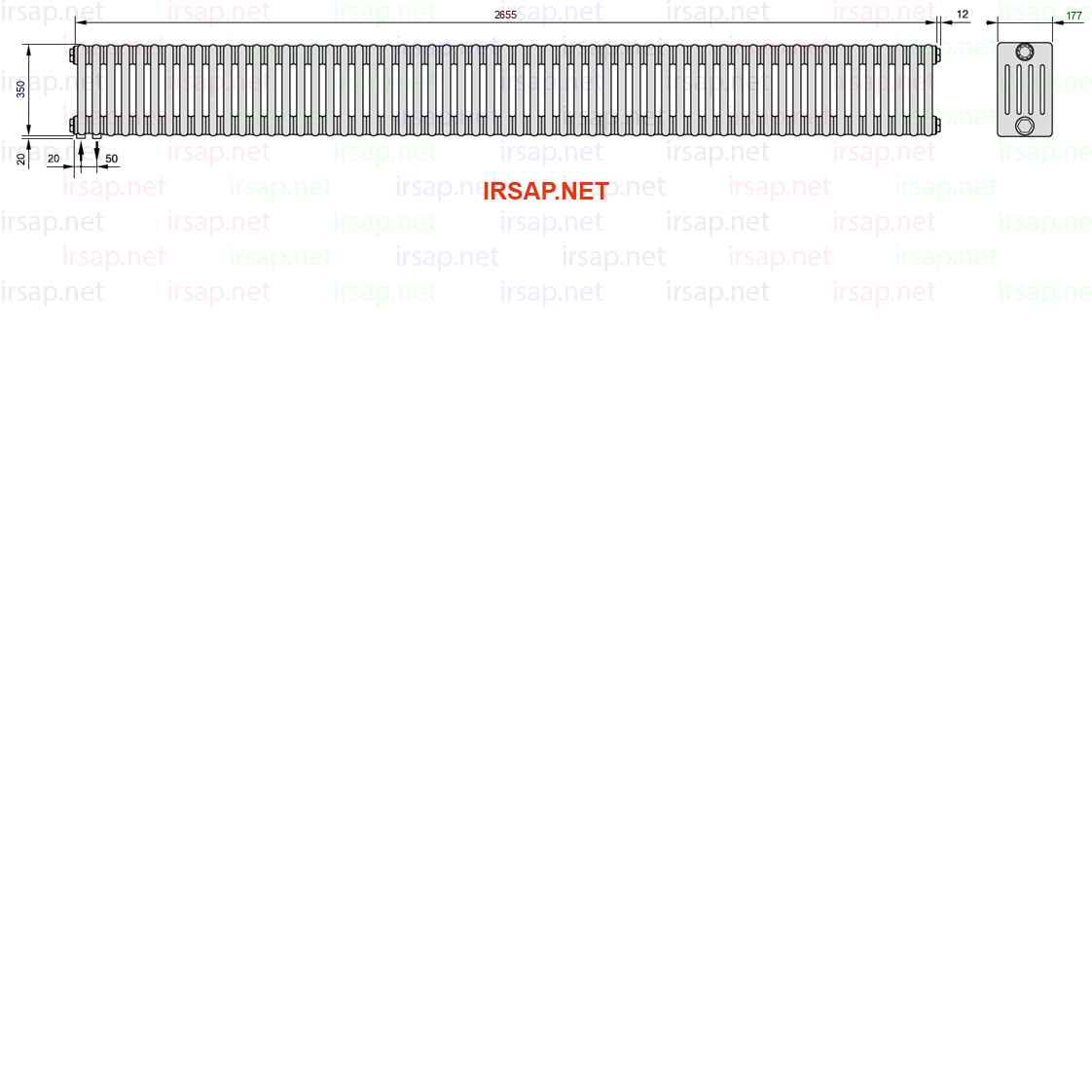 Радиатор IRSAP Tesi 50350/59 T18 CL 01